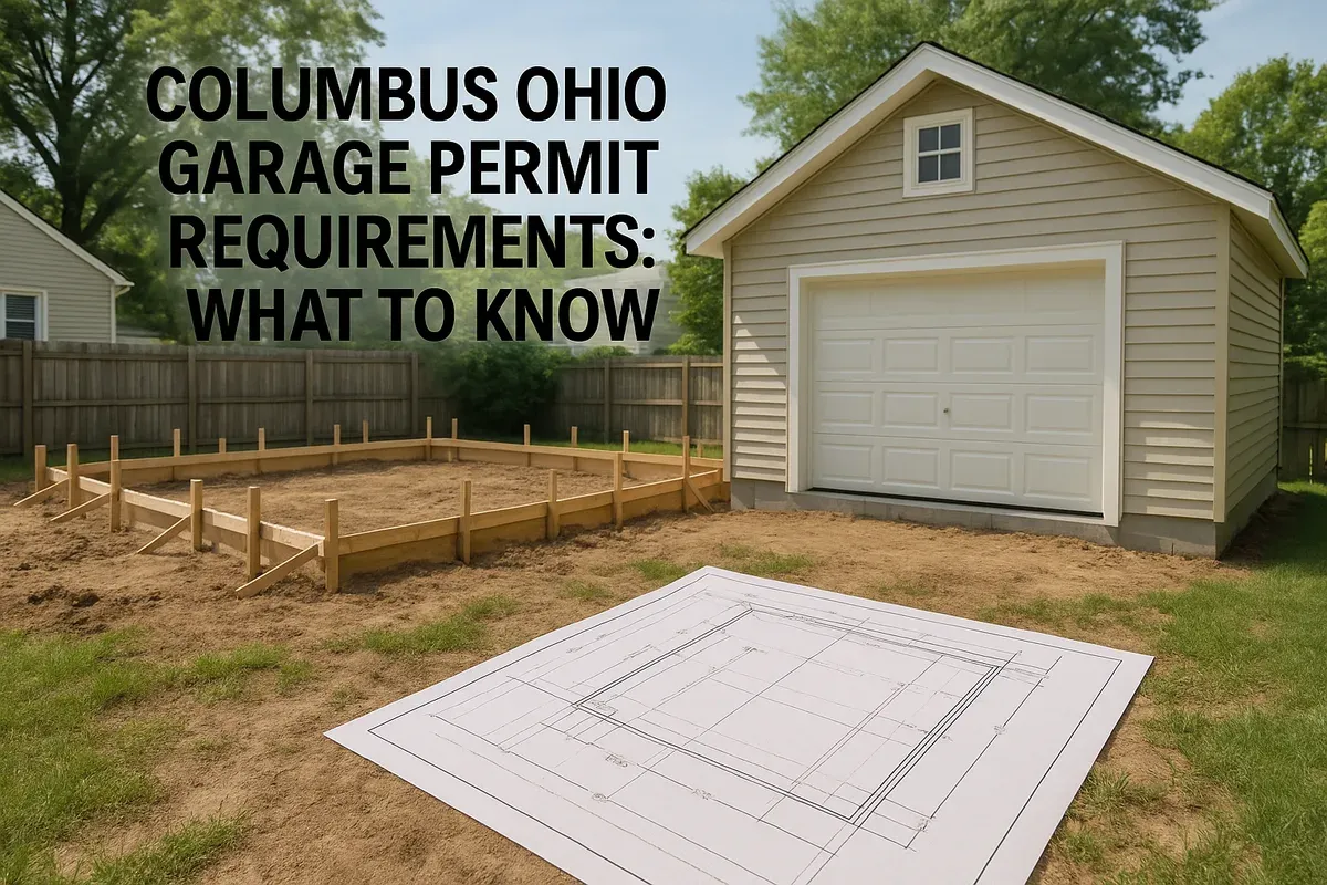 Columbus Ohio Garage Permit Requirements: What to Know