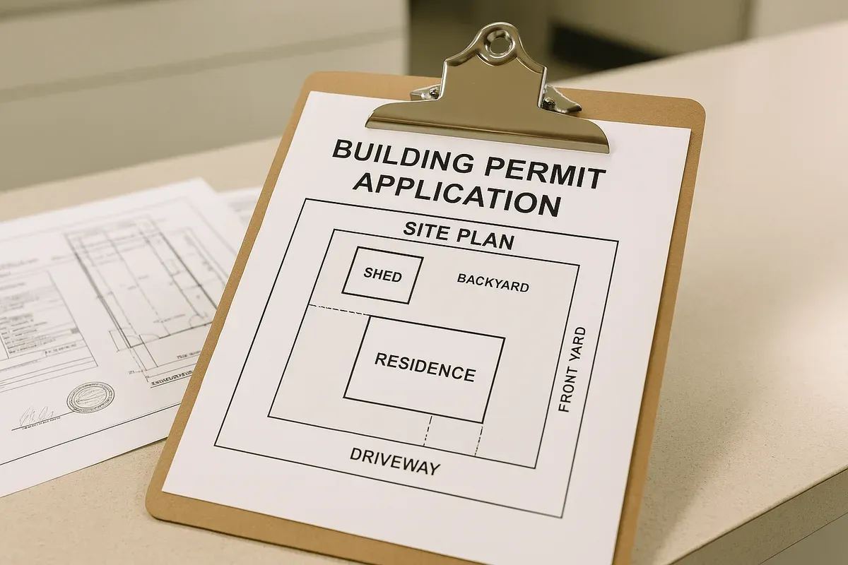 DIY Site Plan for a Shed Permit: What You Can and Cannot Do