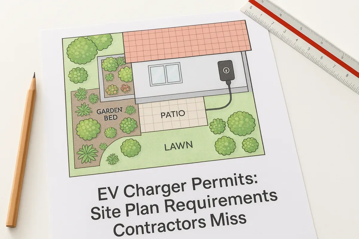 EV Charger Permits: Site Plan Requirements Contractors Miss