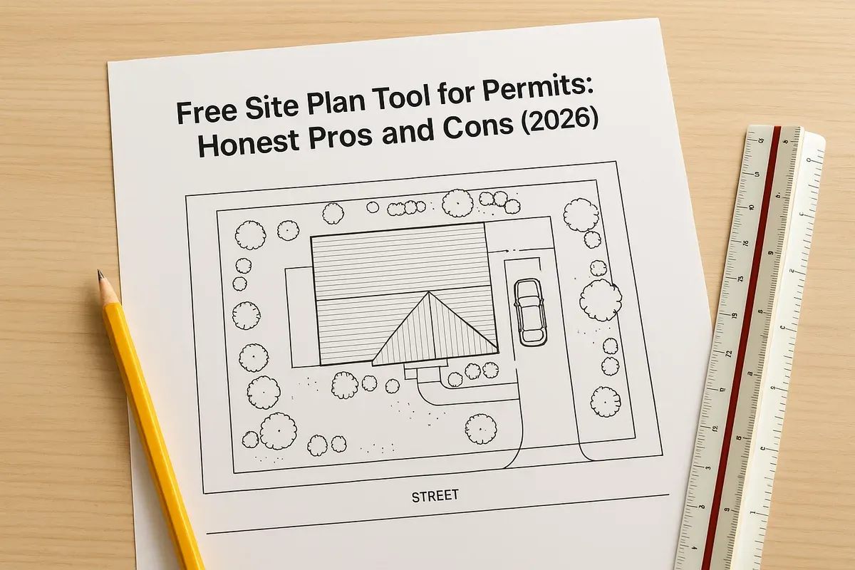 Free Site Plan Tool for Permits: Honest Pros and Cons (2026)