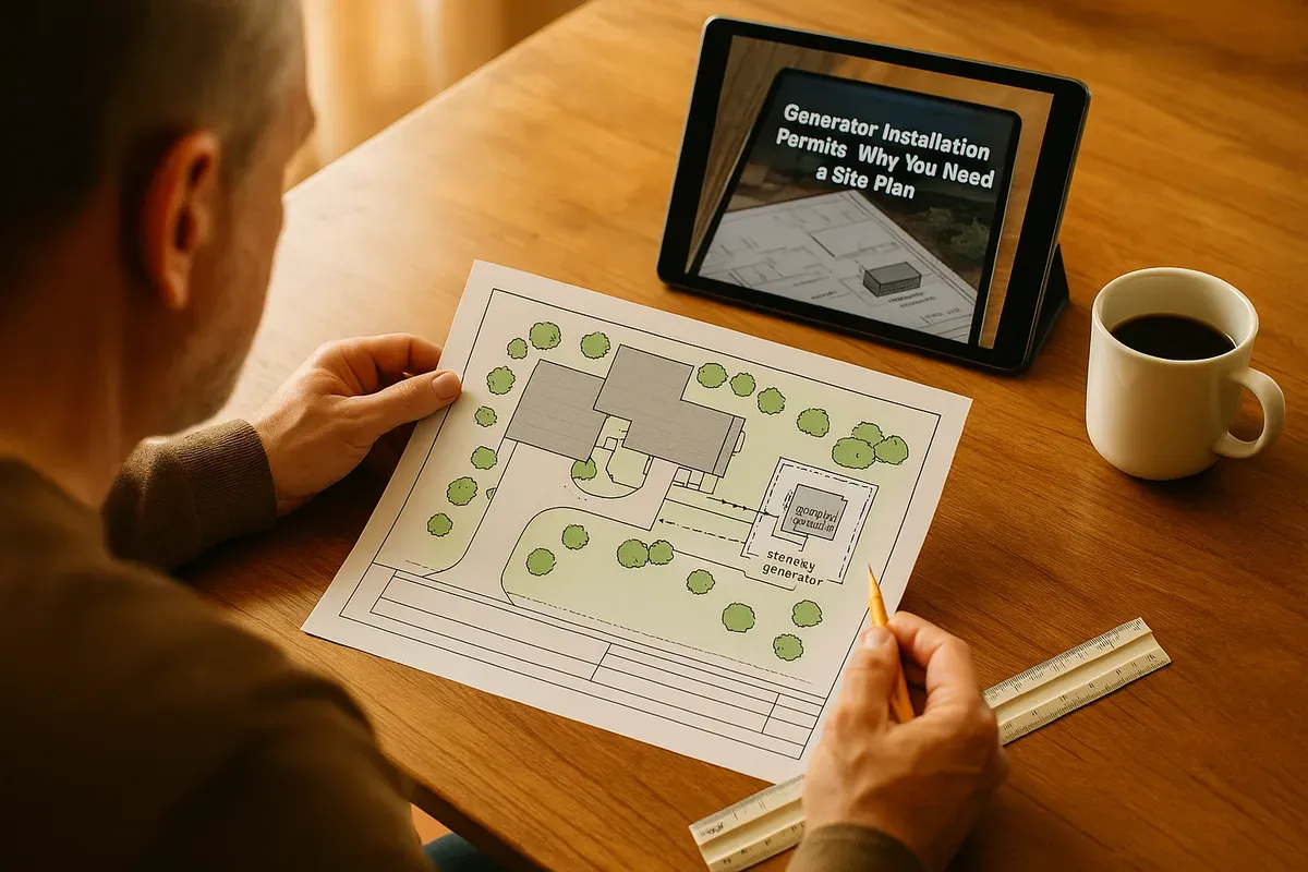 Generator Installation Permits: Why You Need a Site Plan