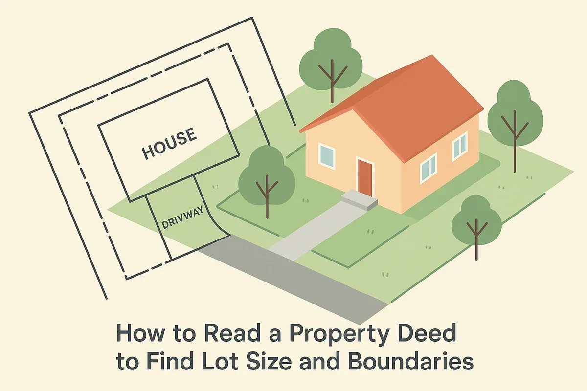 How to Read a Property Deed to Find Lot Size and Boundaries
