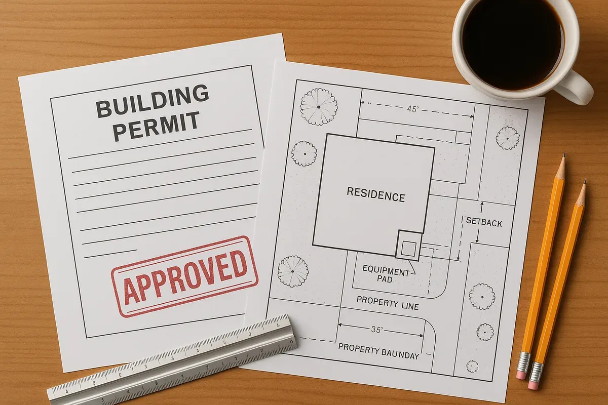 How HVAC Contractors Can Use Site Plans to Speed Up Permit Approvals