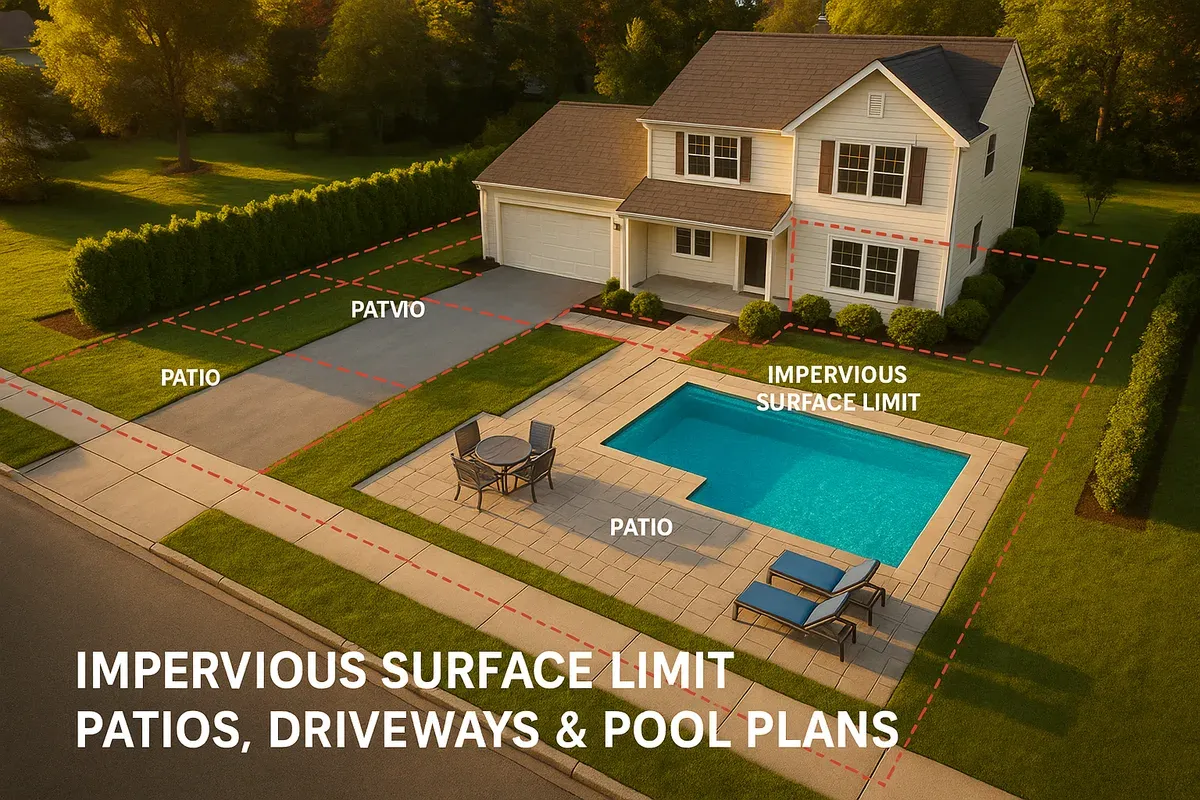 Impervious Surface Limits: Patios, Driveways & Pool Plans