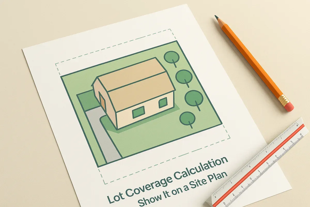Lot Coverage Calculation: How to Show It on a Site Plan