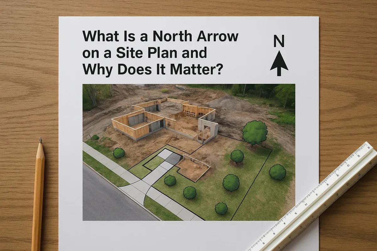 What Is a North Arrow on a Site Plan and Why Does It Matter?