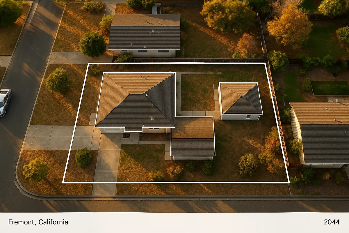 Site plan requirements for residential properties in Fremont, California