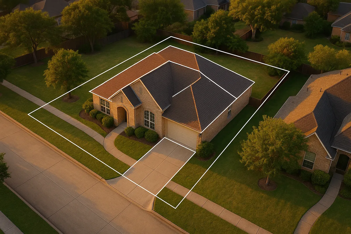 Site plan requirements for residential properties in Frisco, Texas