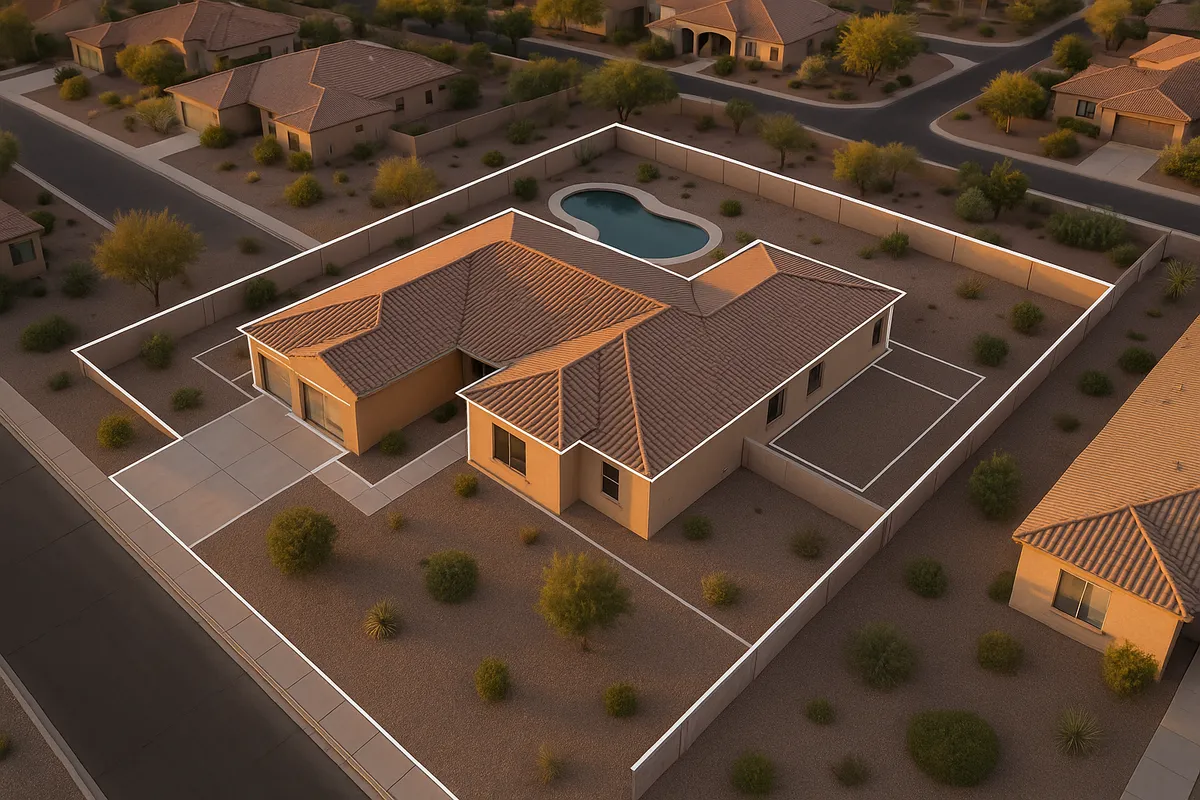 Site plan requirements for residential properties in Gilbert, Arizona