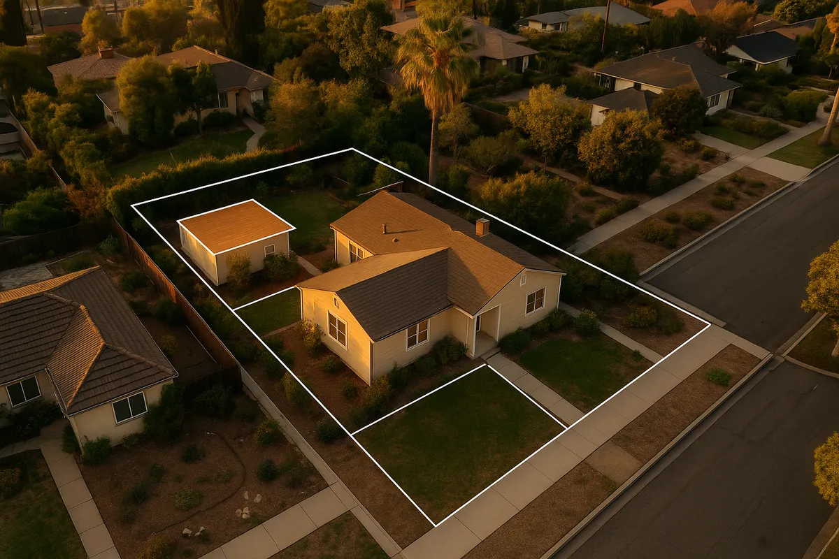 Site plan requirements for residential properties in Glendale, California