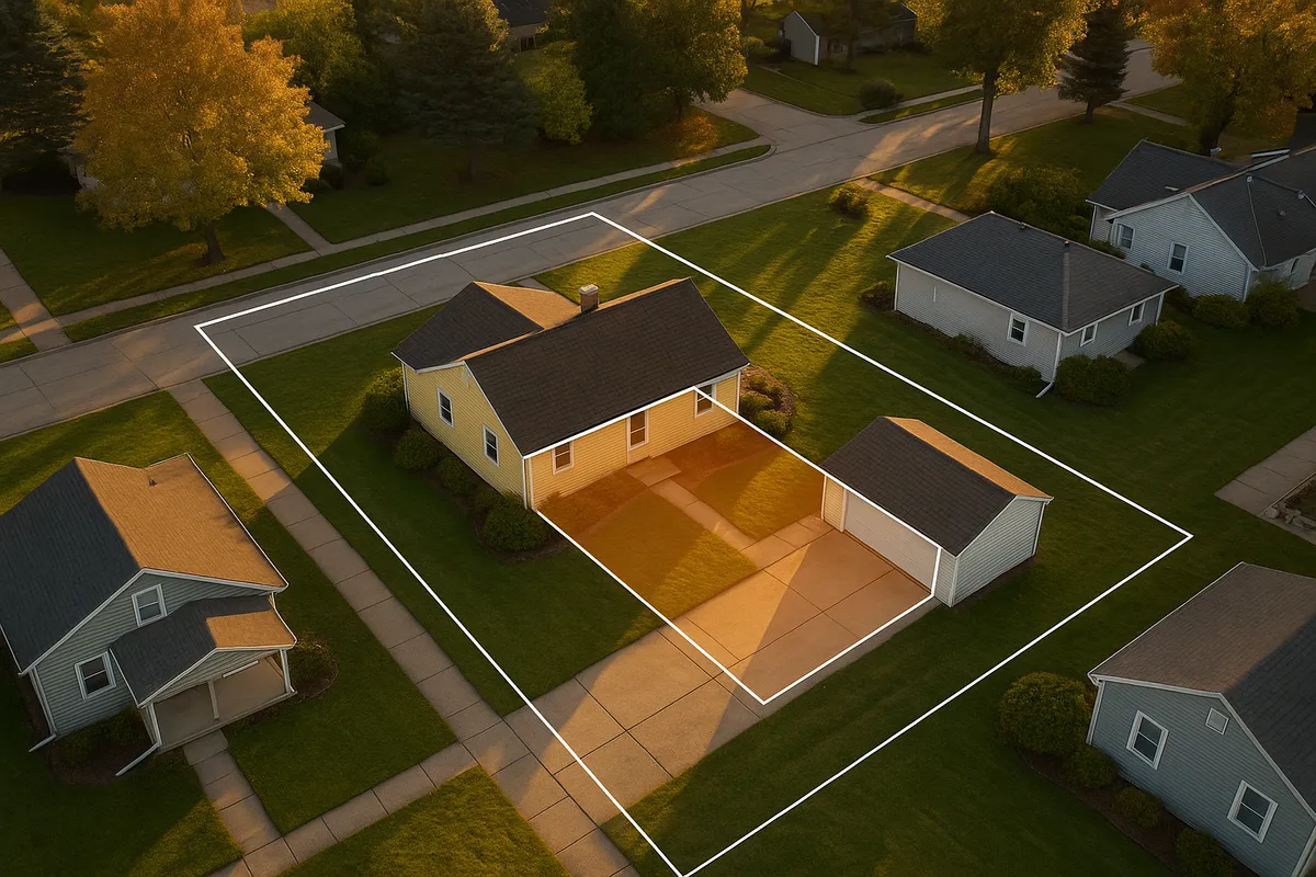 Site plan requirements for residential properties in Green Bay, Wisconsin