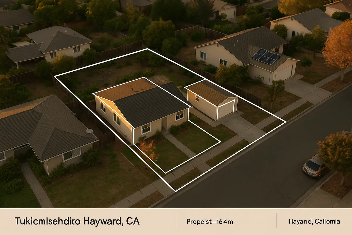Site plan requirements for residential properties in Hayward, California