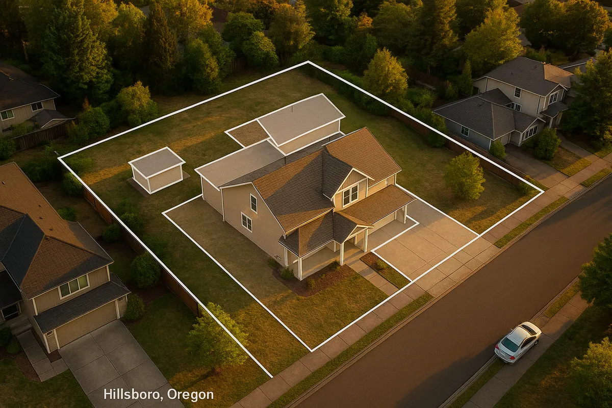 Site plan requirements for residential properties in Hillsboro, Oregon