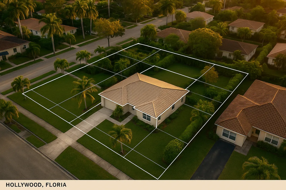 Site plan requirements for residential properties in Hollywood, Florida