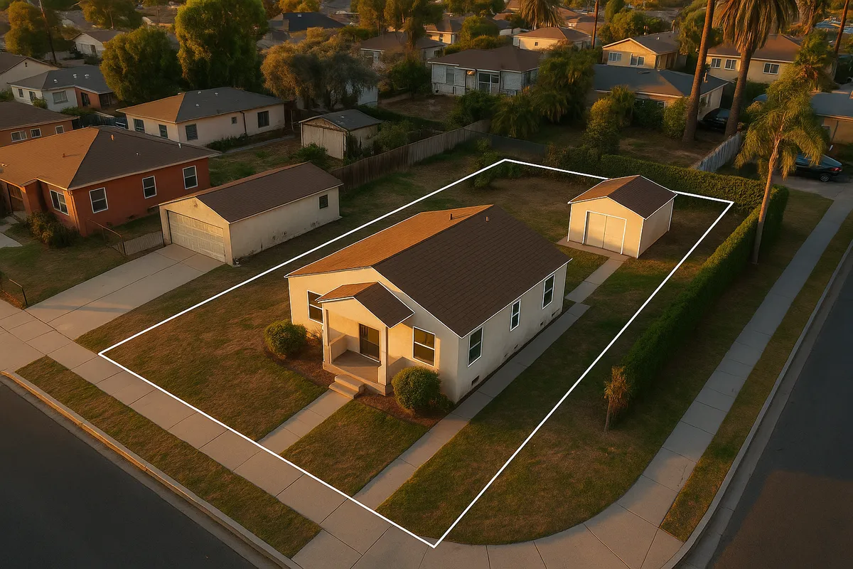 Site plan requirements for residential properties in Inglewood, California