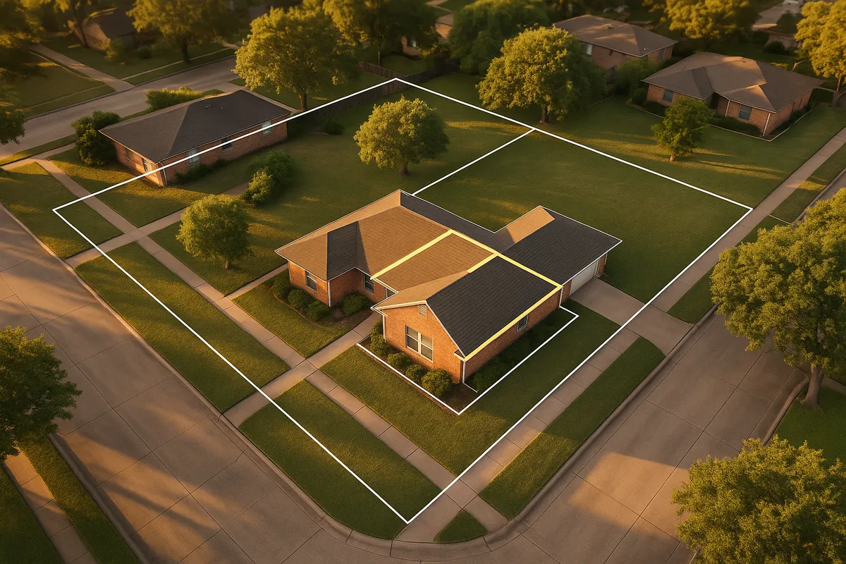 Site plan requirements for residential properties in Irving, Texas