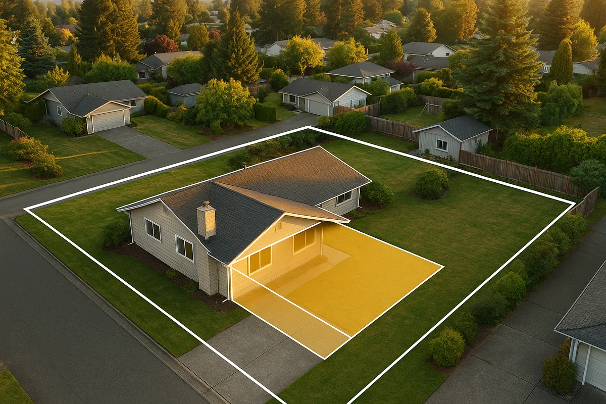 Site plan requirements for residential properties in Kent, Washington