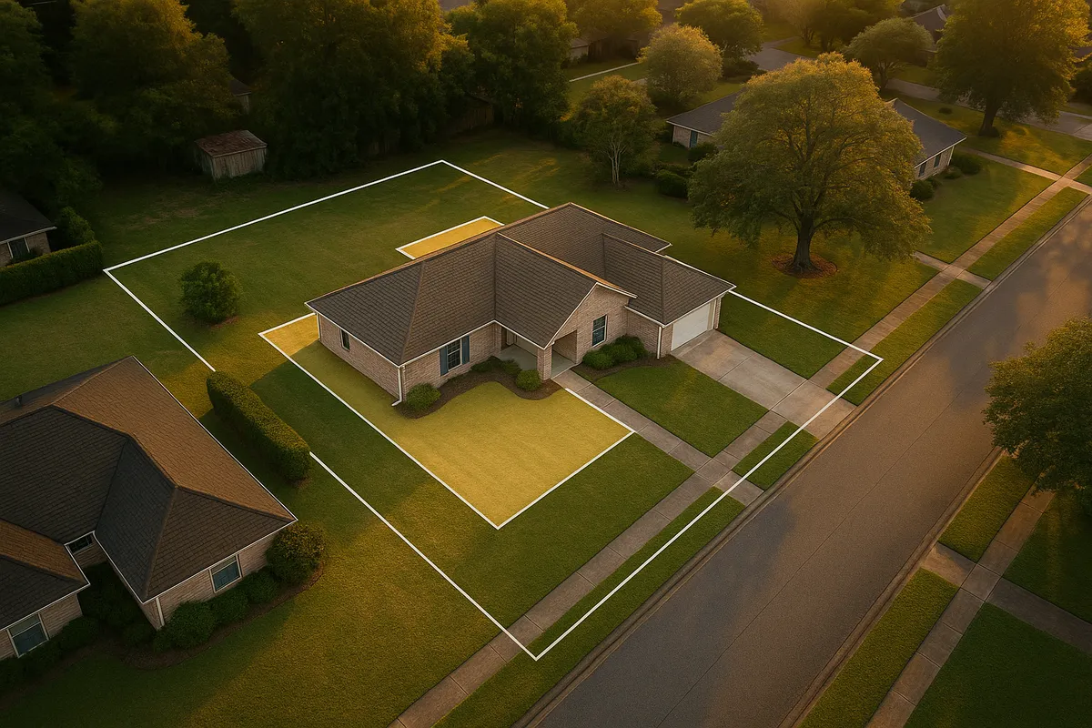 Site plan requirements for residential properties in Lafayette, Louisiana