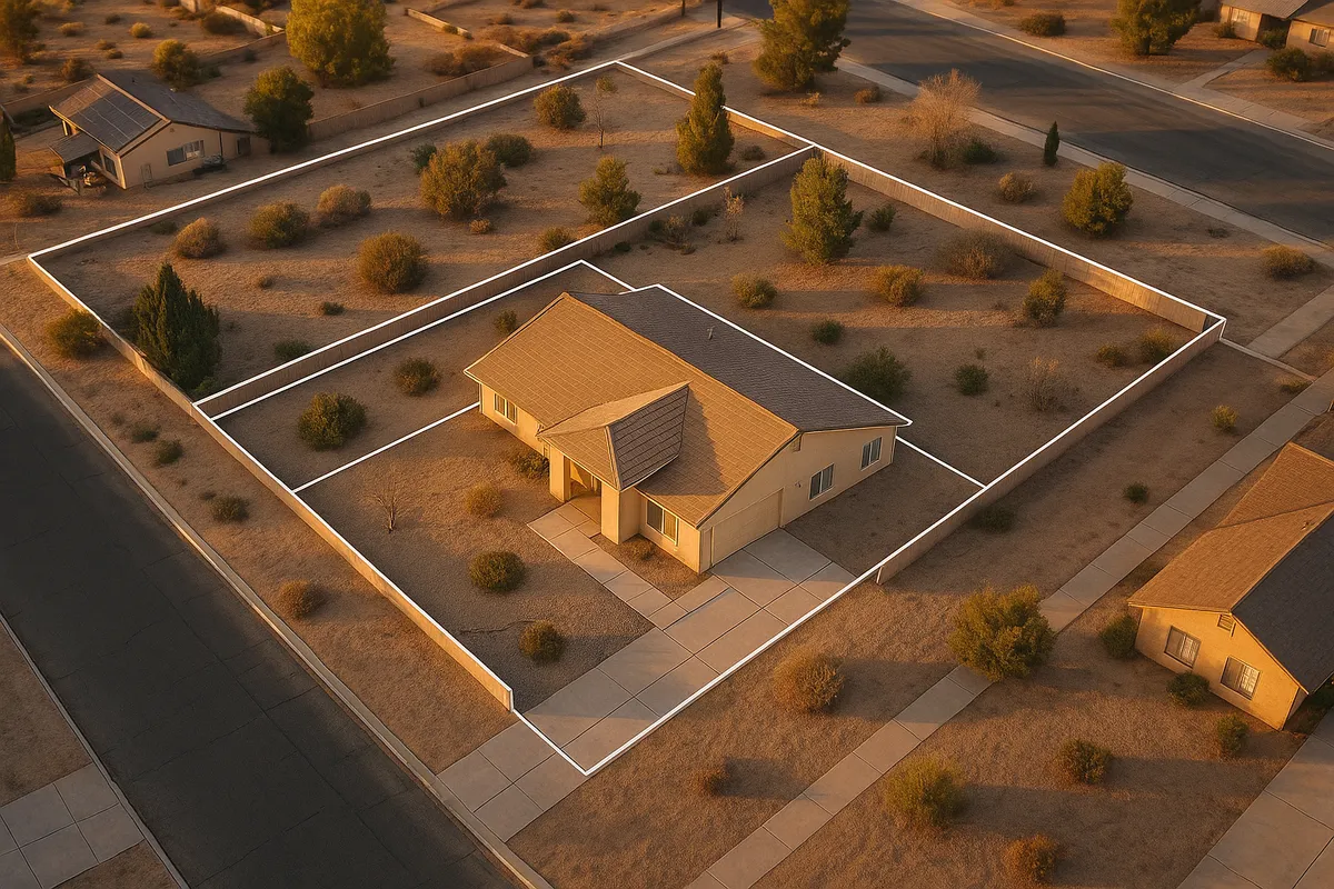 Site plan requirements for residential properties in Lancaster, California