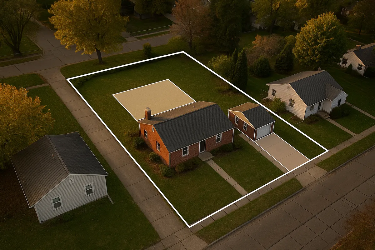 Site plan requirements for residential properties in Lansing, Michigan
