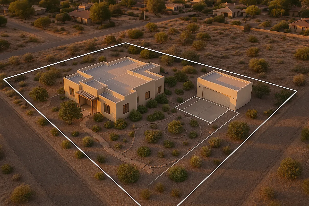 Site plan requirements for residential properties in Las Cruces, New Mexico