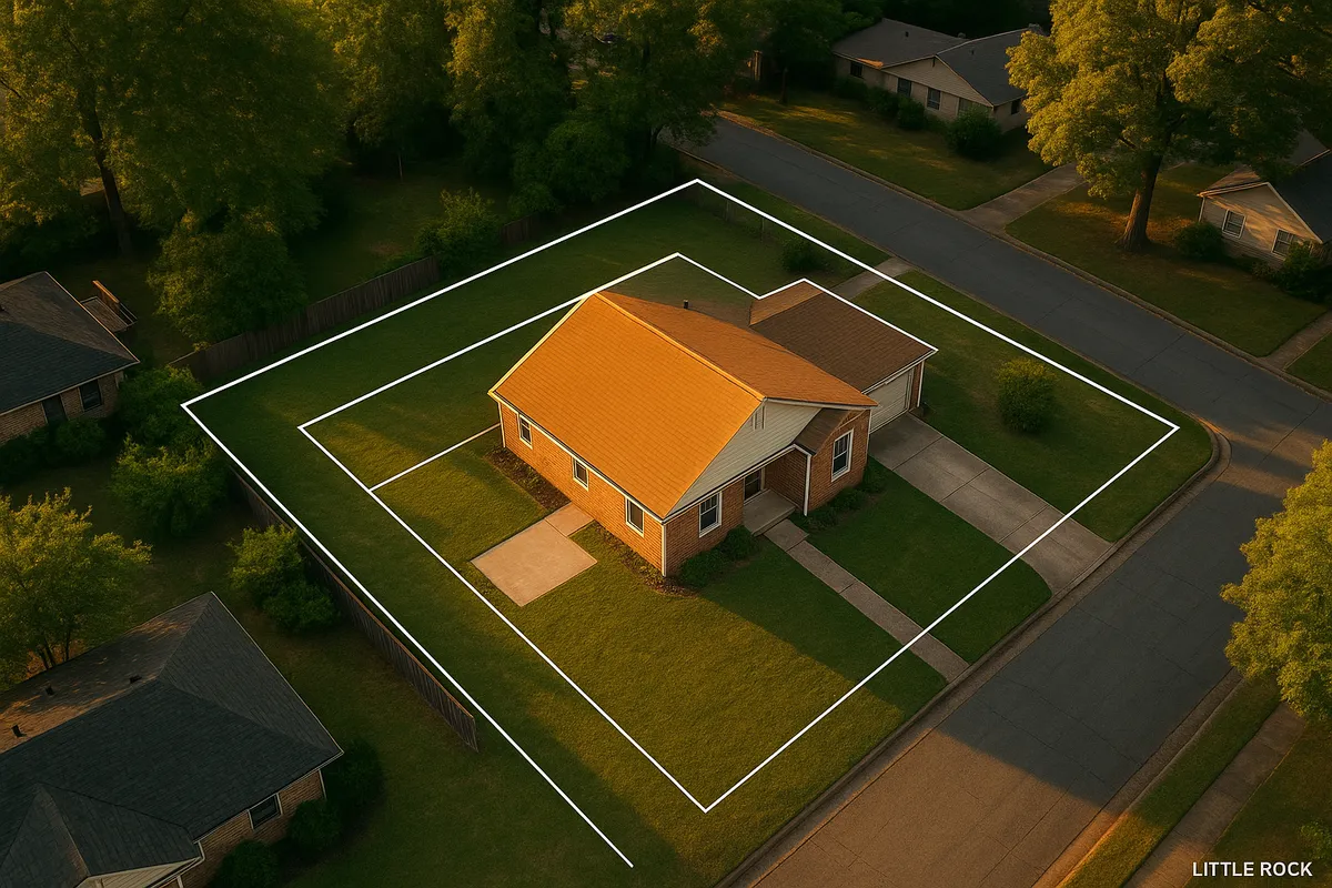 Site plan requirements for residential properties in Little Rock, Arkansas