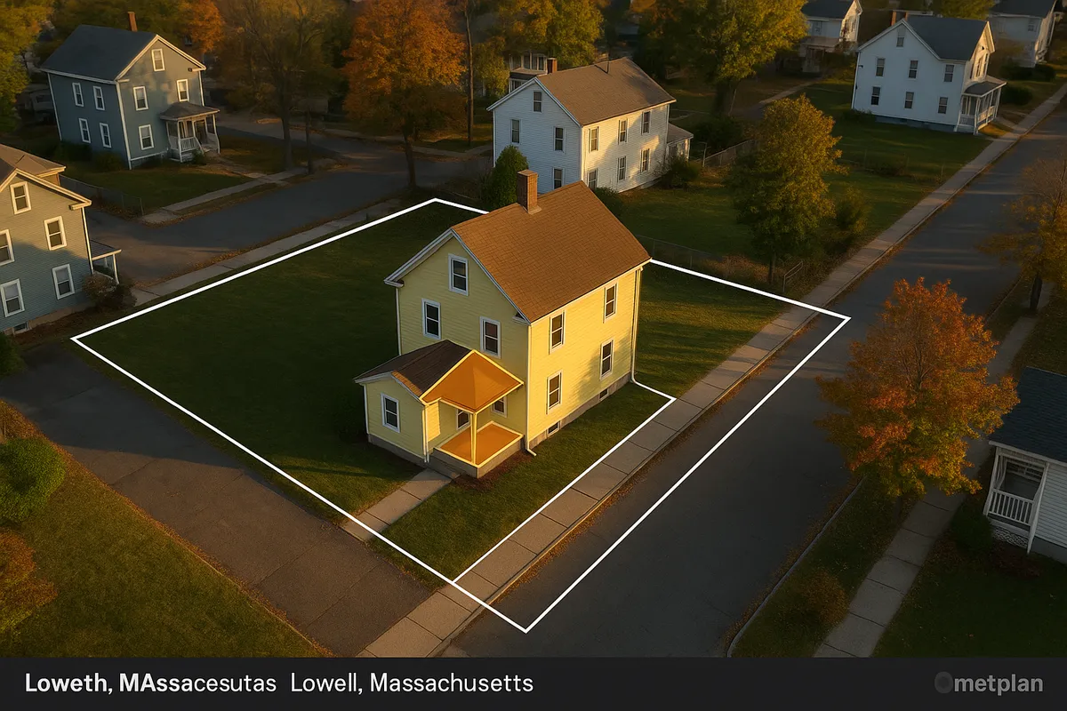 Site plan requirements for residential properties in Lowell, Massachusetts