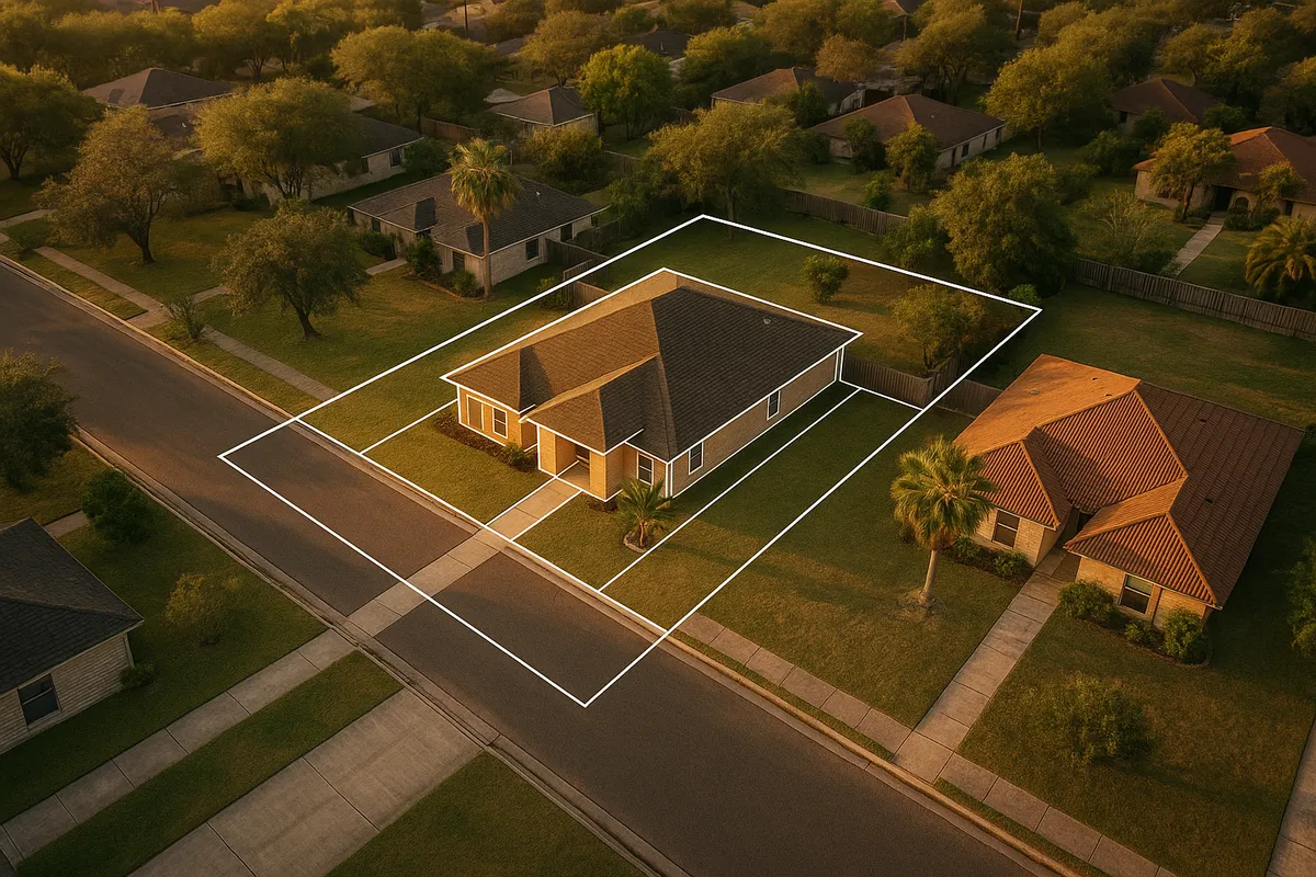 Site plan requirements for residential properties in McAllen, Texas
