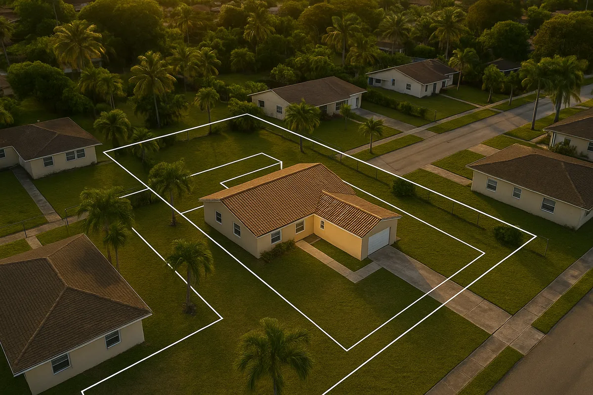 Site plan requirements for residential properties in Miami Gardens, Florida
