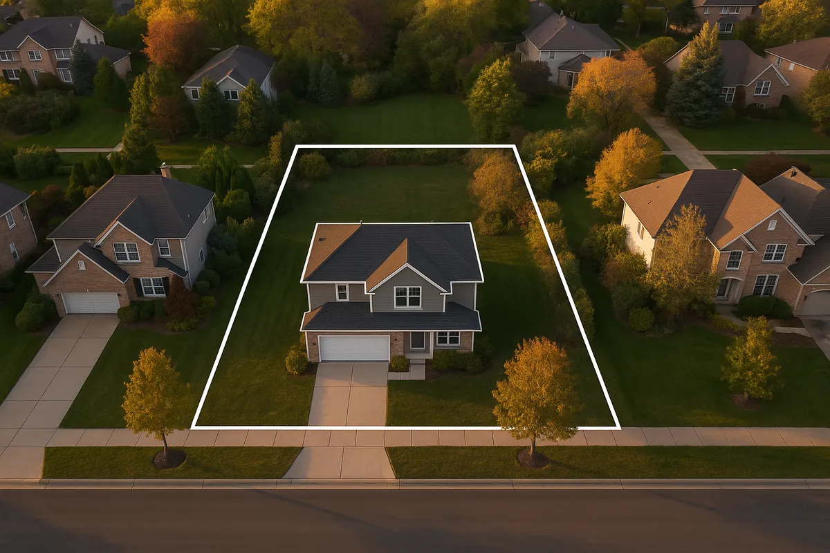 Site plan requirements for residential properties in Naperville, Illinois