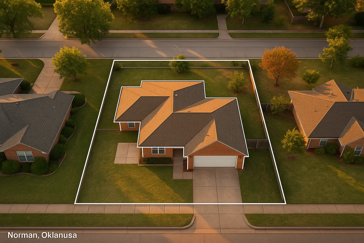 Site plan requirements for residential properties in Norman, Oklahoma