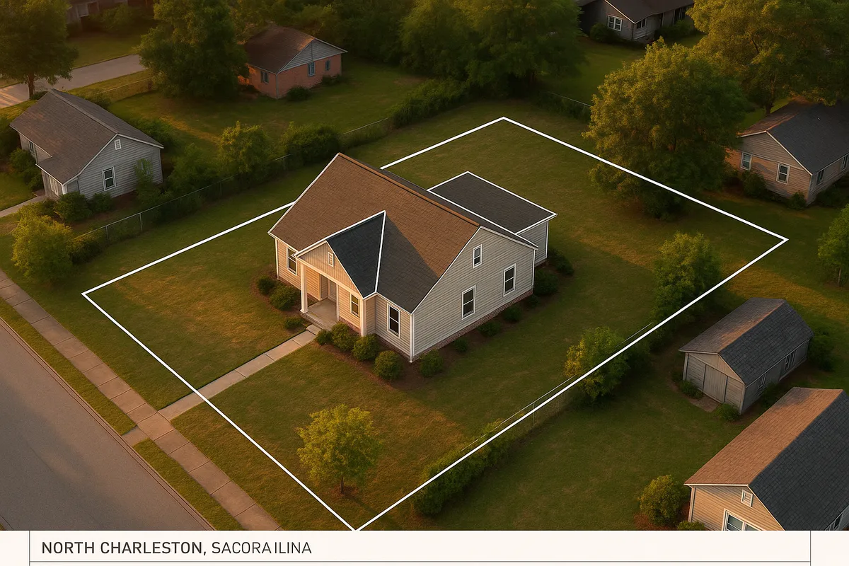 Site plan requirements for residential properties in North Charleston, South Carolina