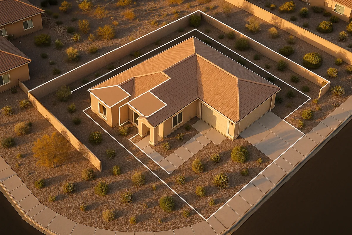 Site plan requirements for residential properties in North Las Vegas, Nevada