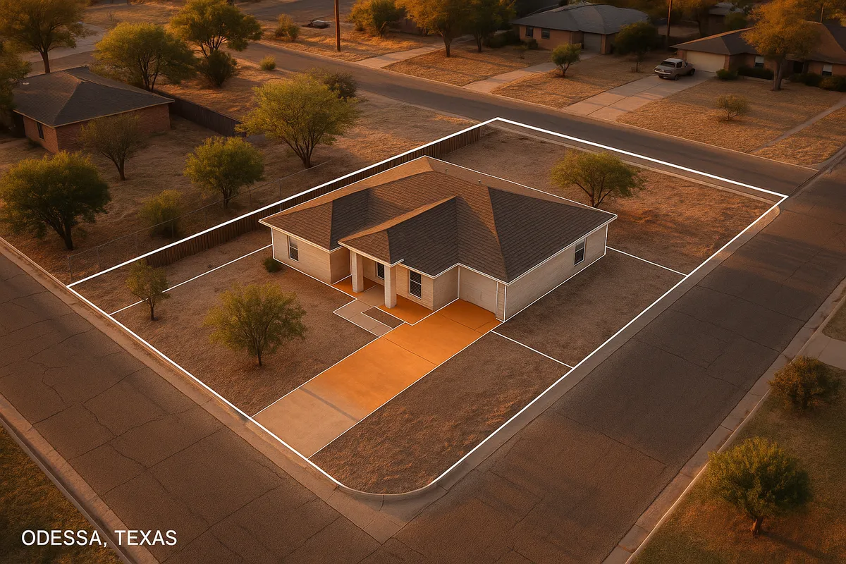 Site plan requirements for residential properties in Odessa, Texas