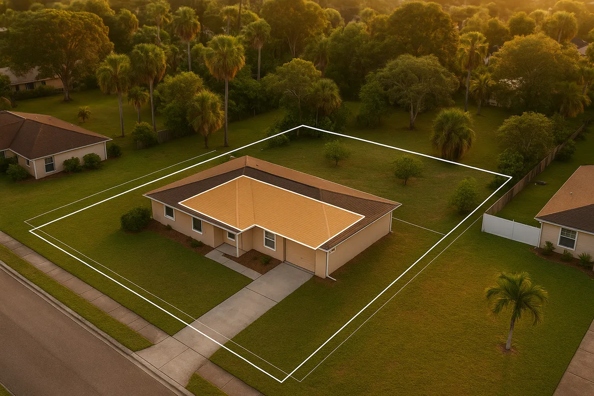 Site plan requirements for residential properties in Palm Bay, Florida