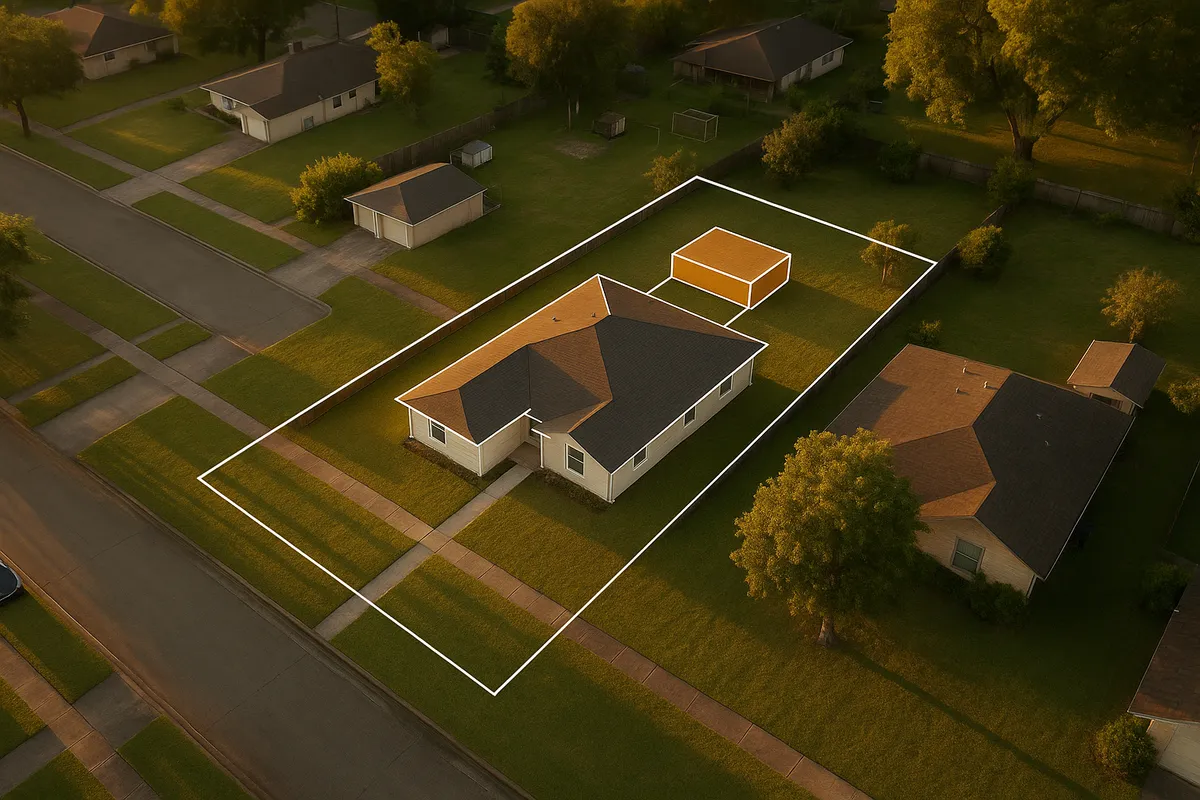 Site plan requirements for residential properties in Pasadena, Texas