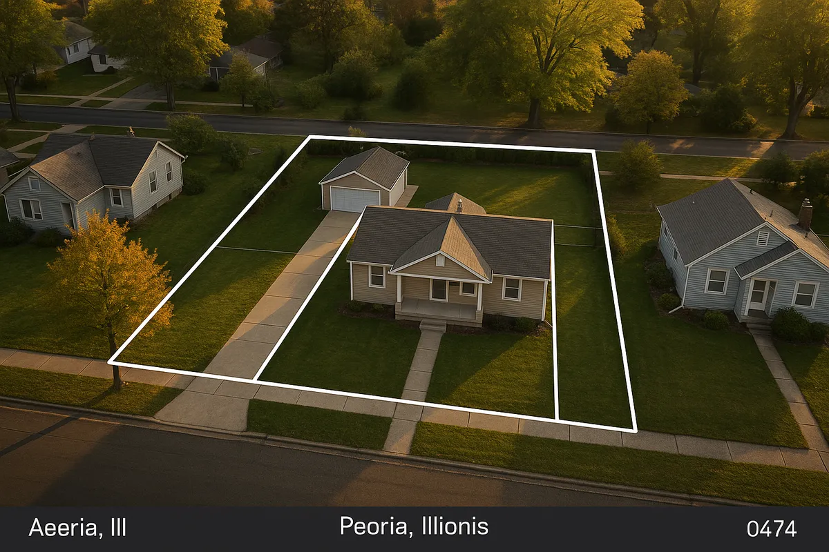 Site plan requirements for residential properties in Peoria, Illinois