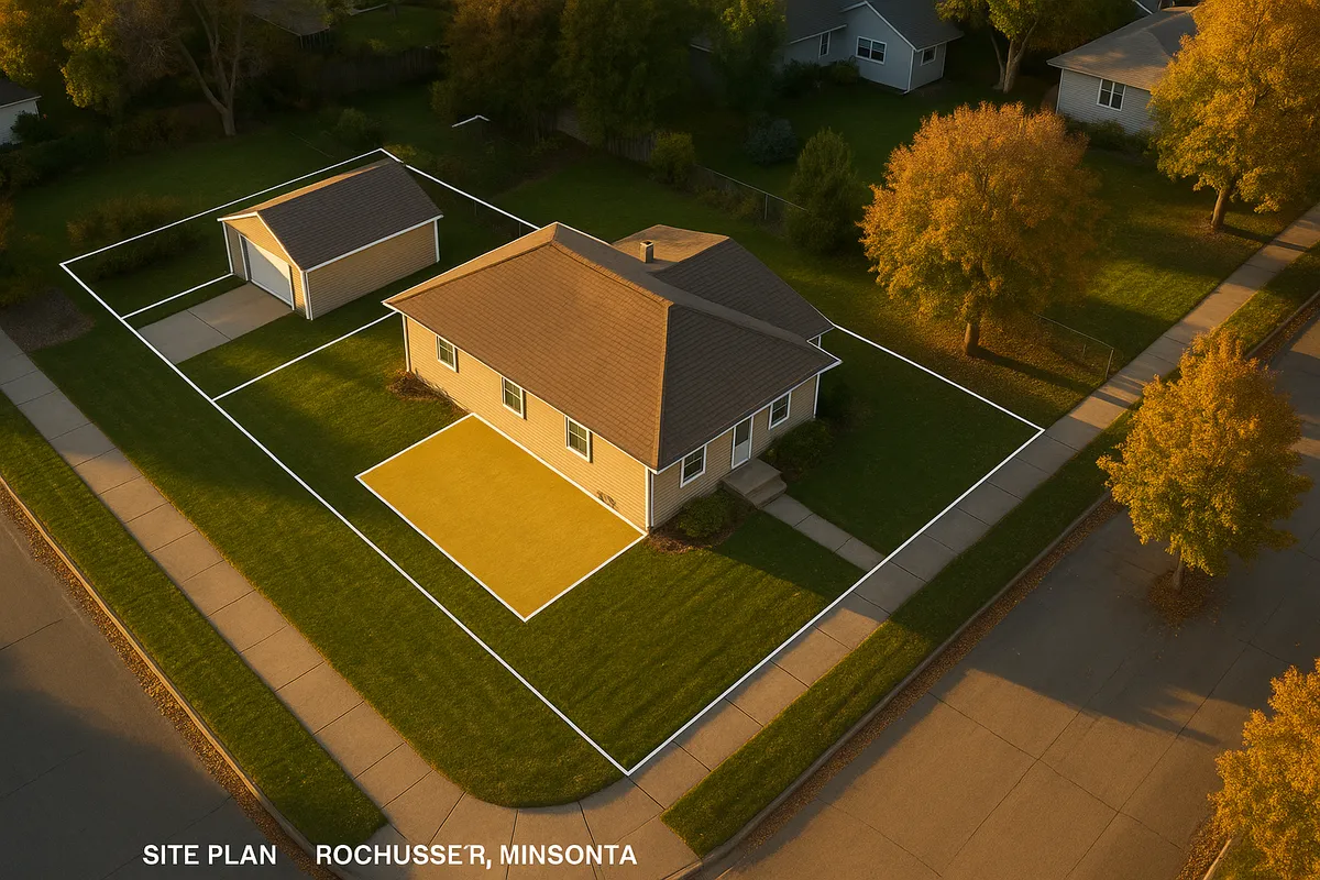 Site plan requirements for residential properties in Rochester, Minnesota