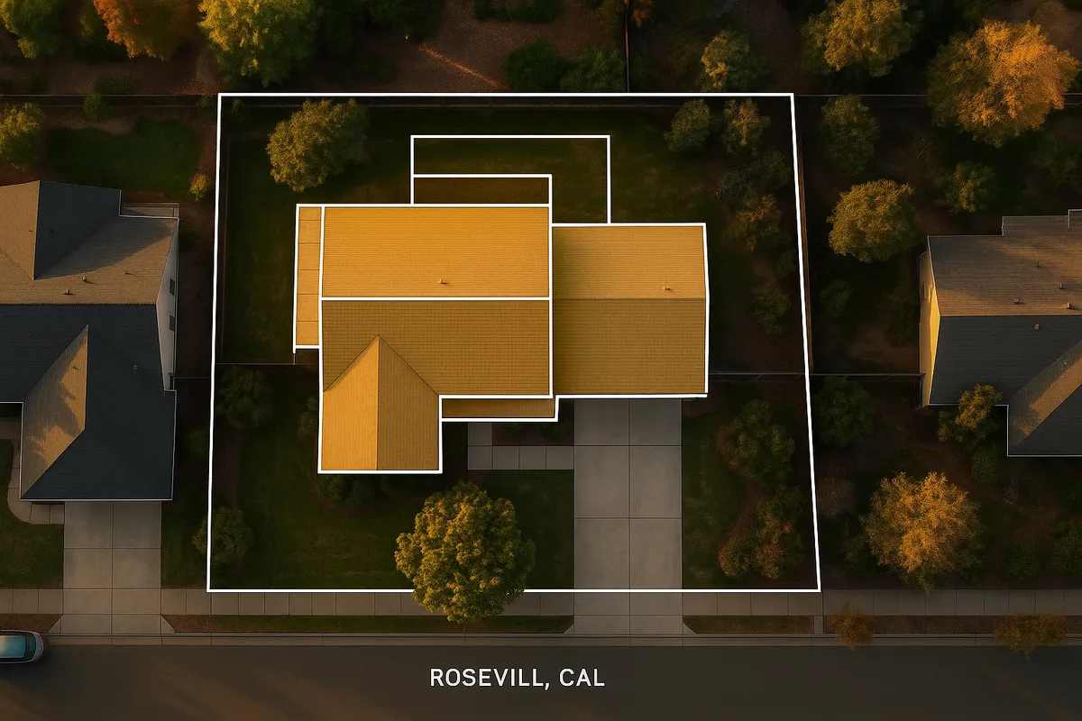 Site plan requirements for residential properties in Roseville, California