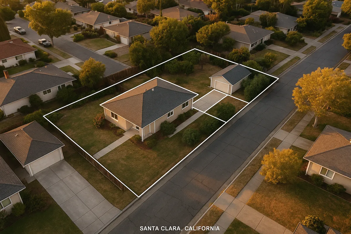 Site plan requirements for residential properties in Santa Clara, California