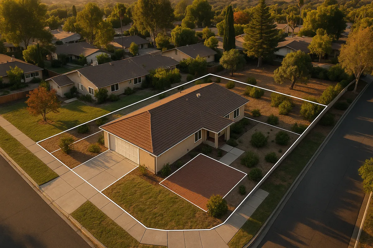 Site plan requirements for residential properties in Santa Clarita, California