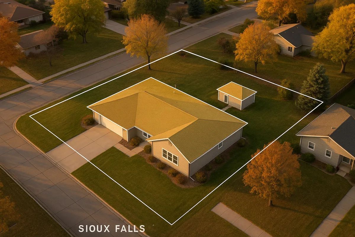 Site plan requirements for residential properties in Sioux Falls, South Dakota