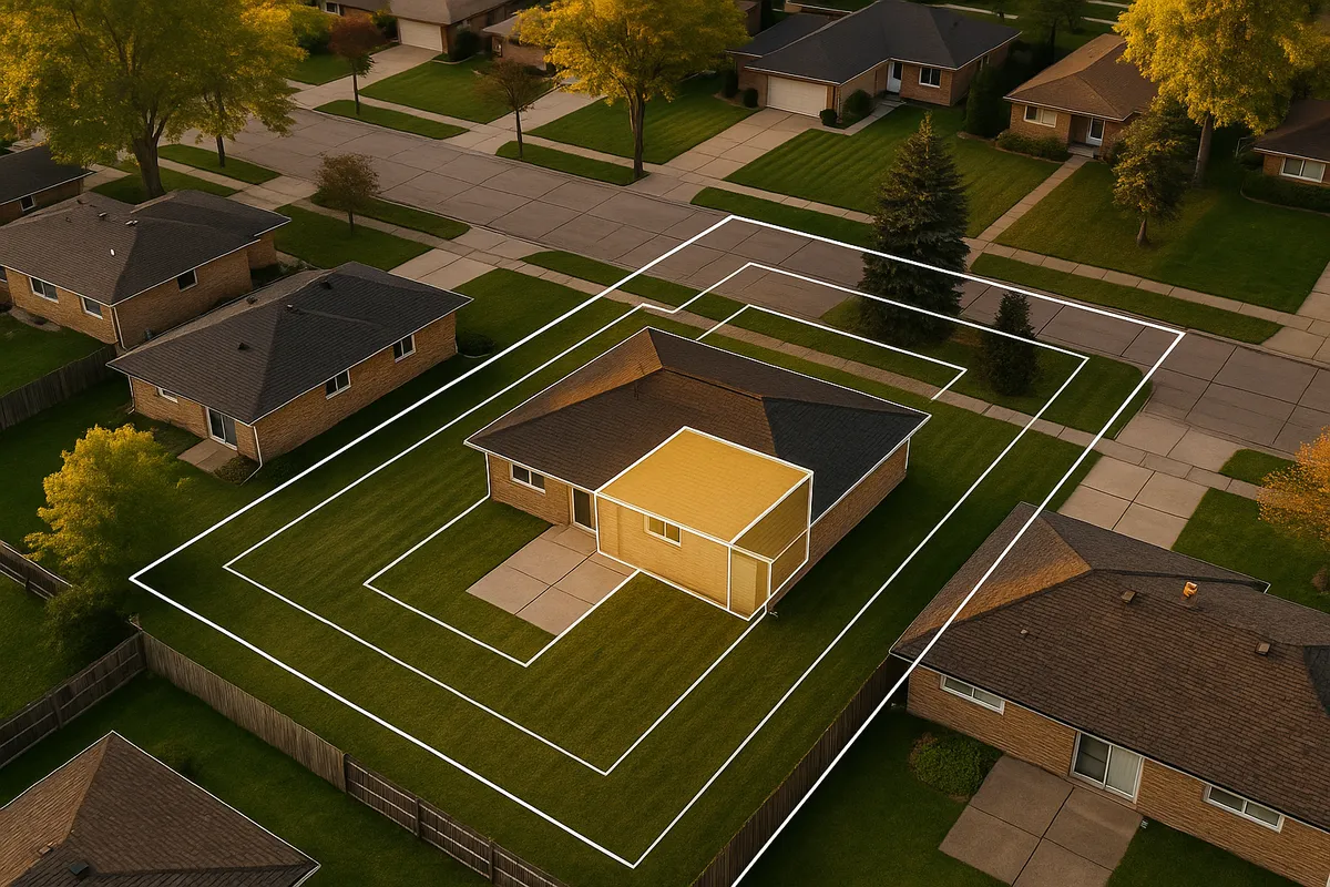 Site plan requirements for residential properties in Sterling Heights, Michigan