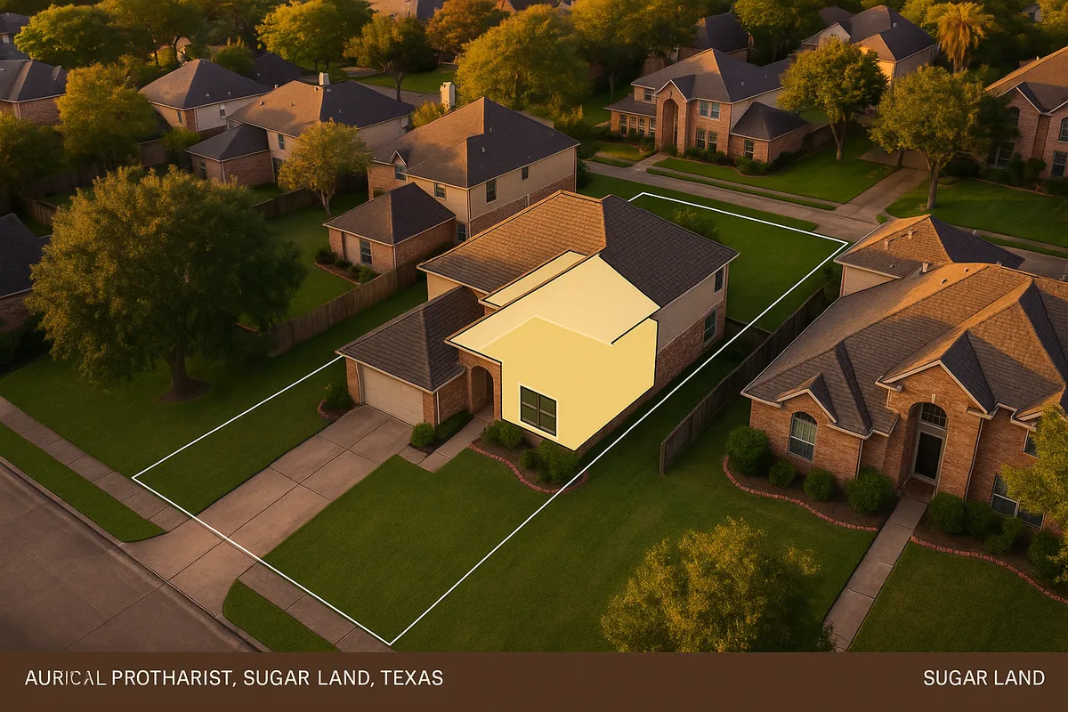 Site plan requirements for residential properties in Sugar Land, Texas