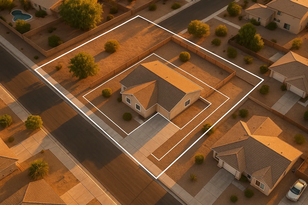 Site plan requirements for residential properties in Sunrise Manor, Nevada