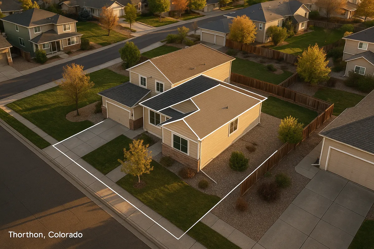 Site plan requirements for residential properties in Thornton, Colorado