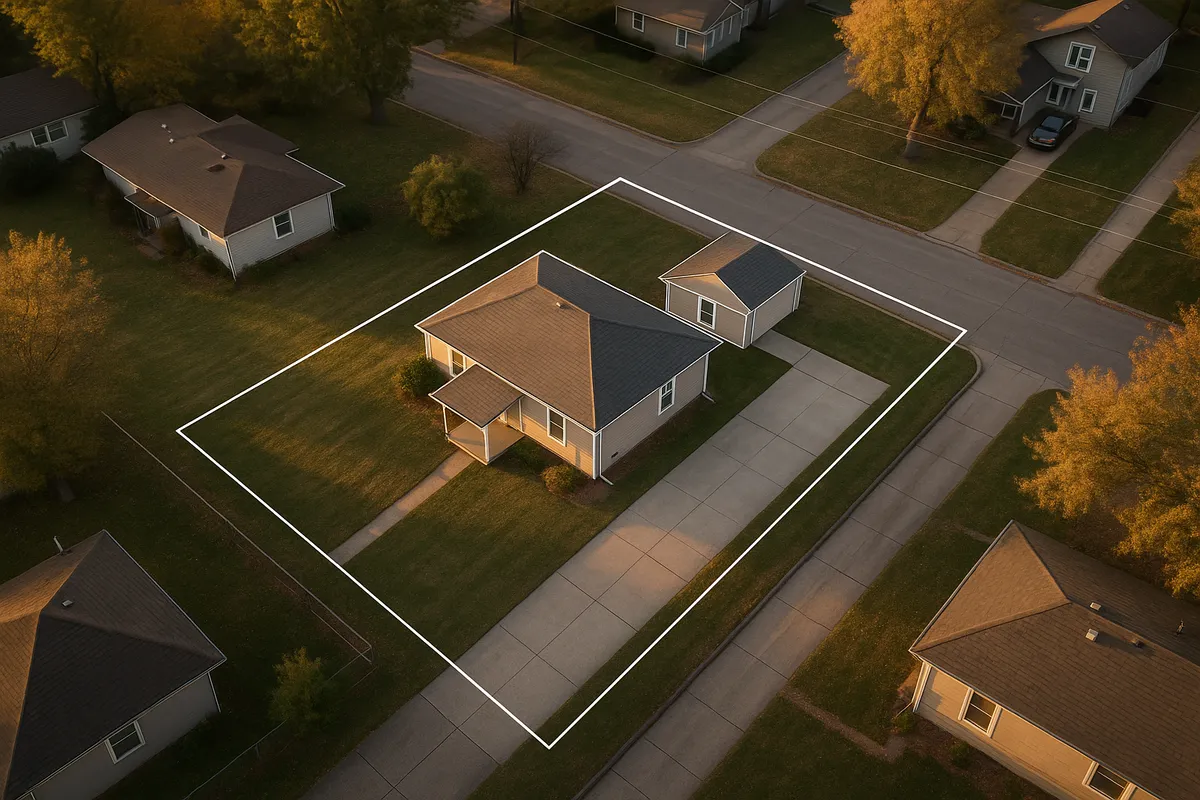 Site plan requirements for residential properties in Topeka, Kansas