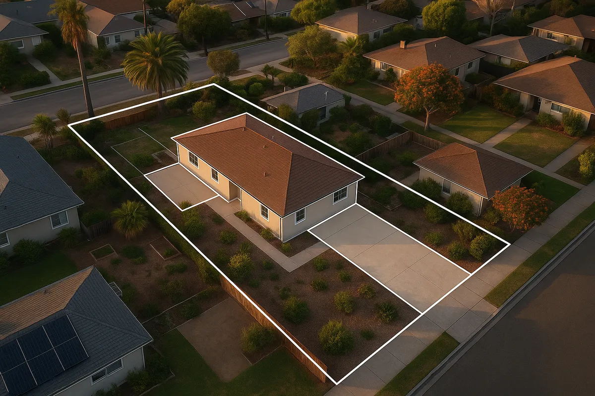 Site plan requirements for residential properties in Torrance, California
