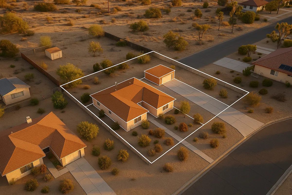 Site plan requirements for residential properties in Victorville, California