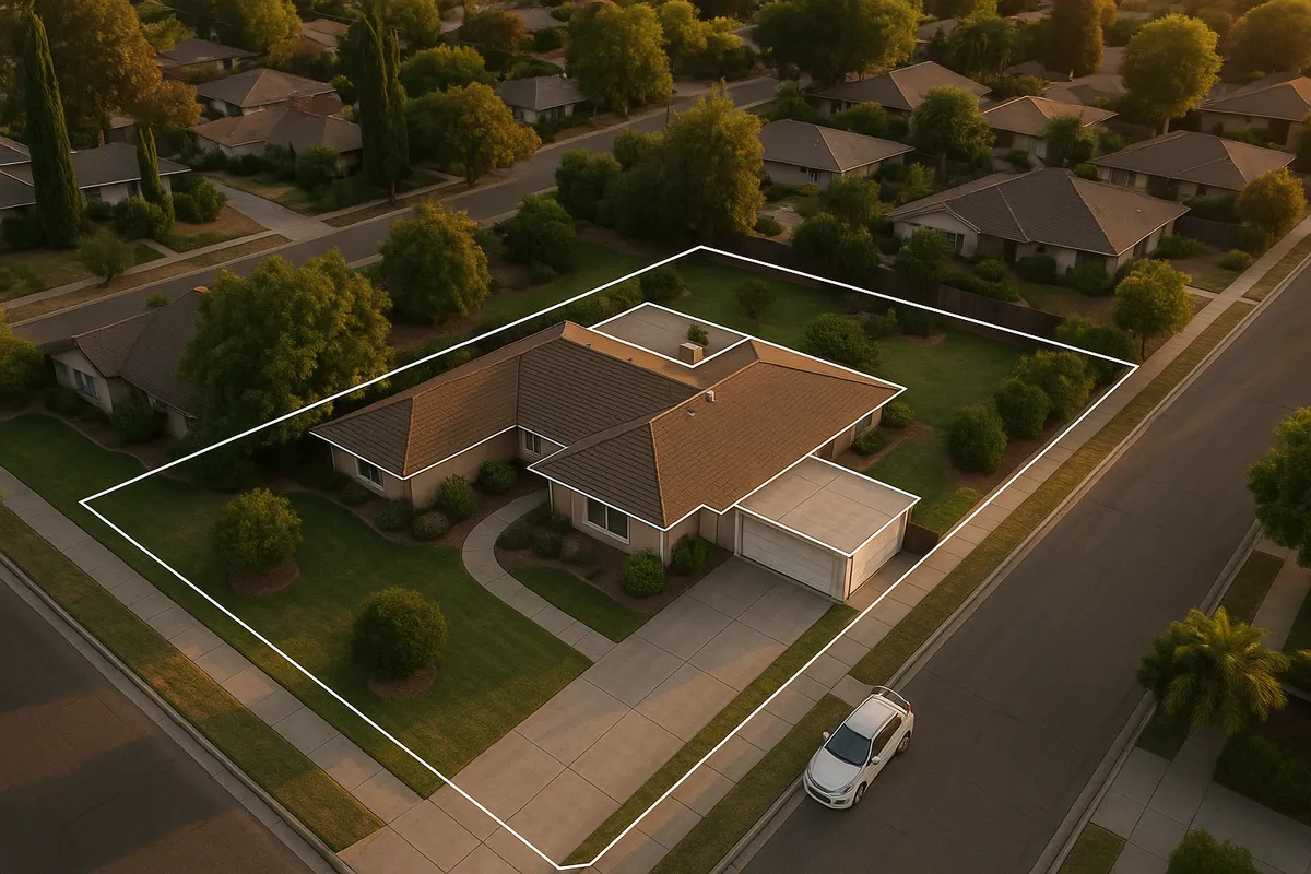 Site plan requirements for residential properties in Visalia, California